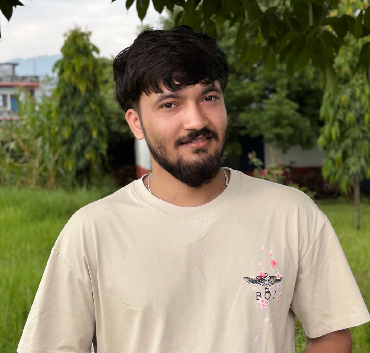 Santosh Poudel portrait in natural light