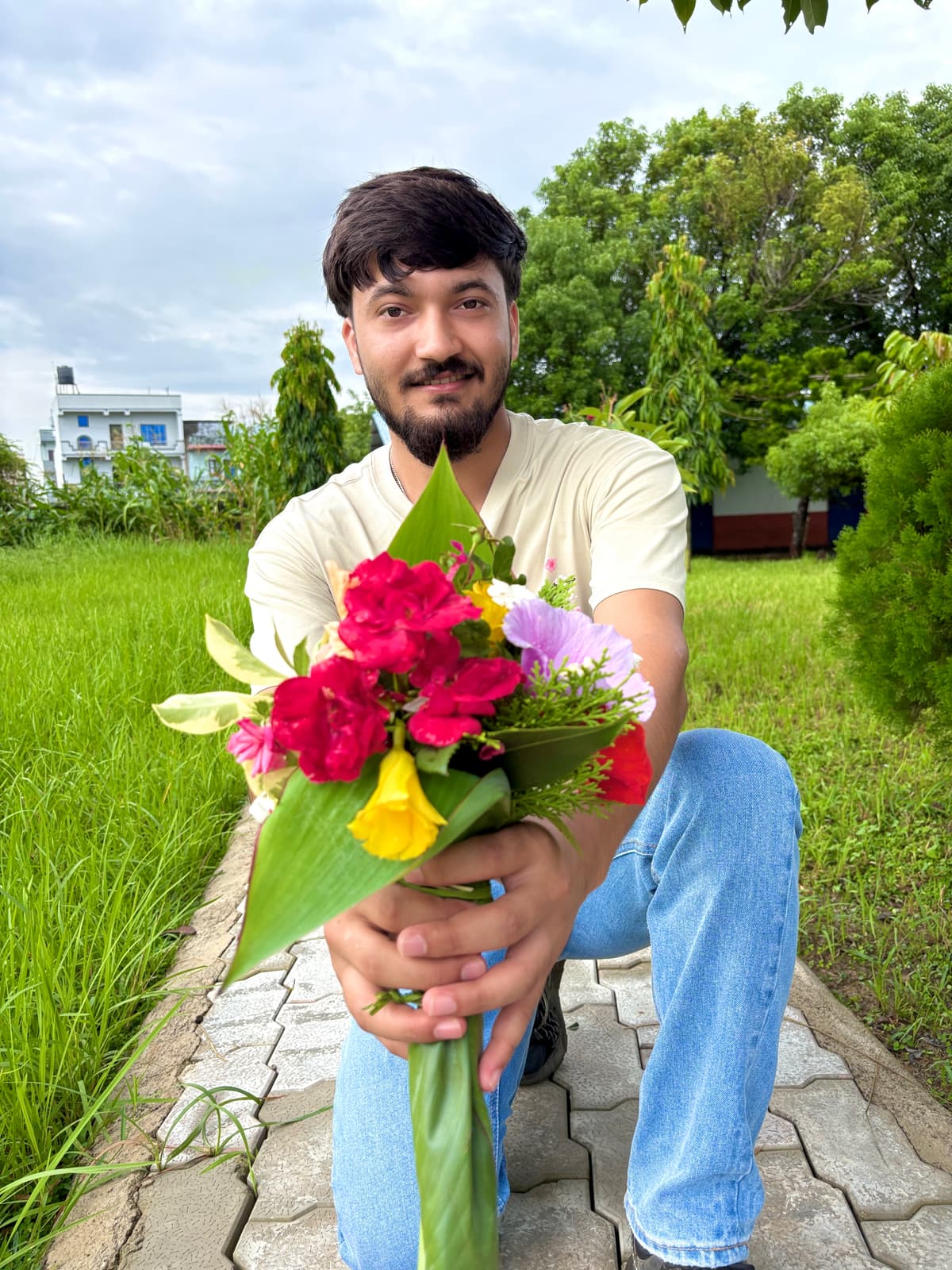 Santosh Poudel close-up profile